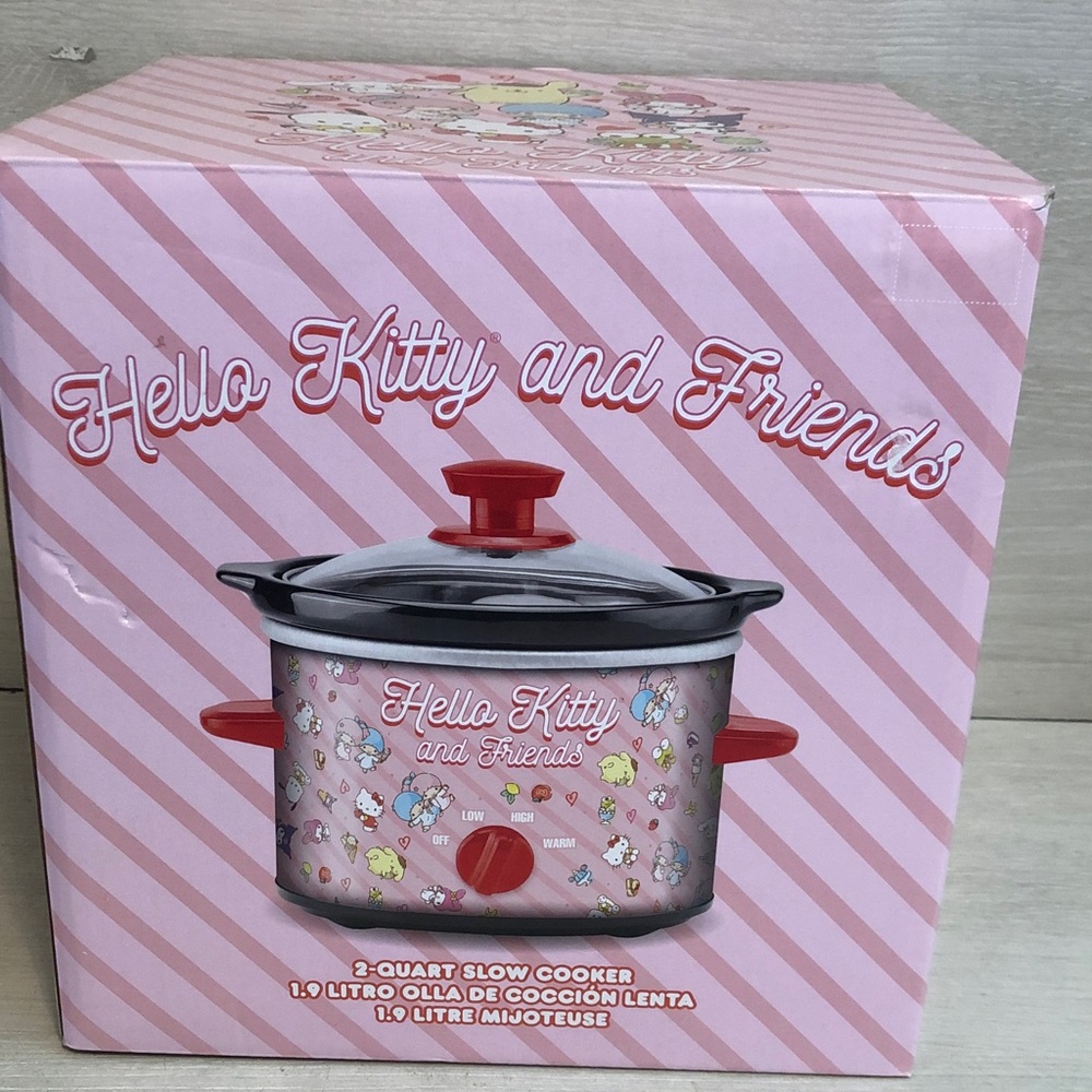Hello Kitty And Friends Sanrio 2 Qt. Slow Cooker Used in Original Box Works